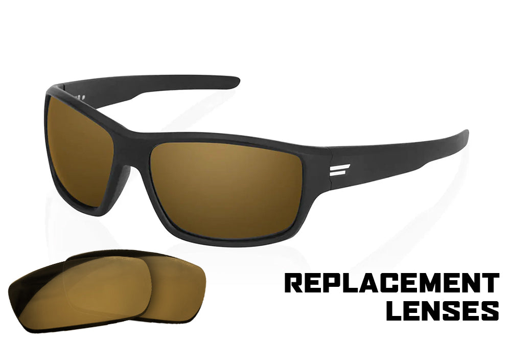 Wooden Men Sunglasses TRUSHELL Polarized Replacement Lenses For