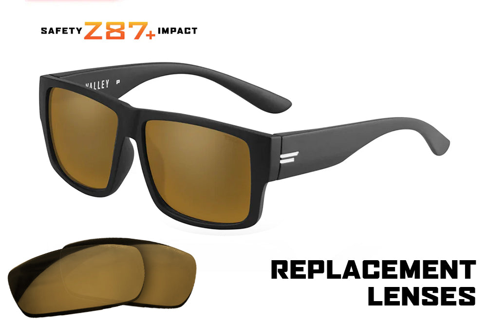 Sublime Optics Polarized Dark Brown Replacement Lenses For Von Zipper Zorg Sunglasses