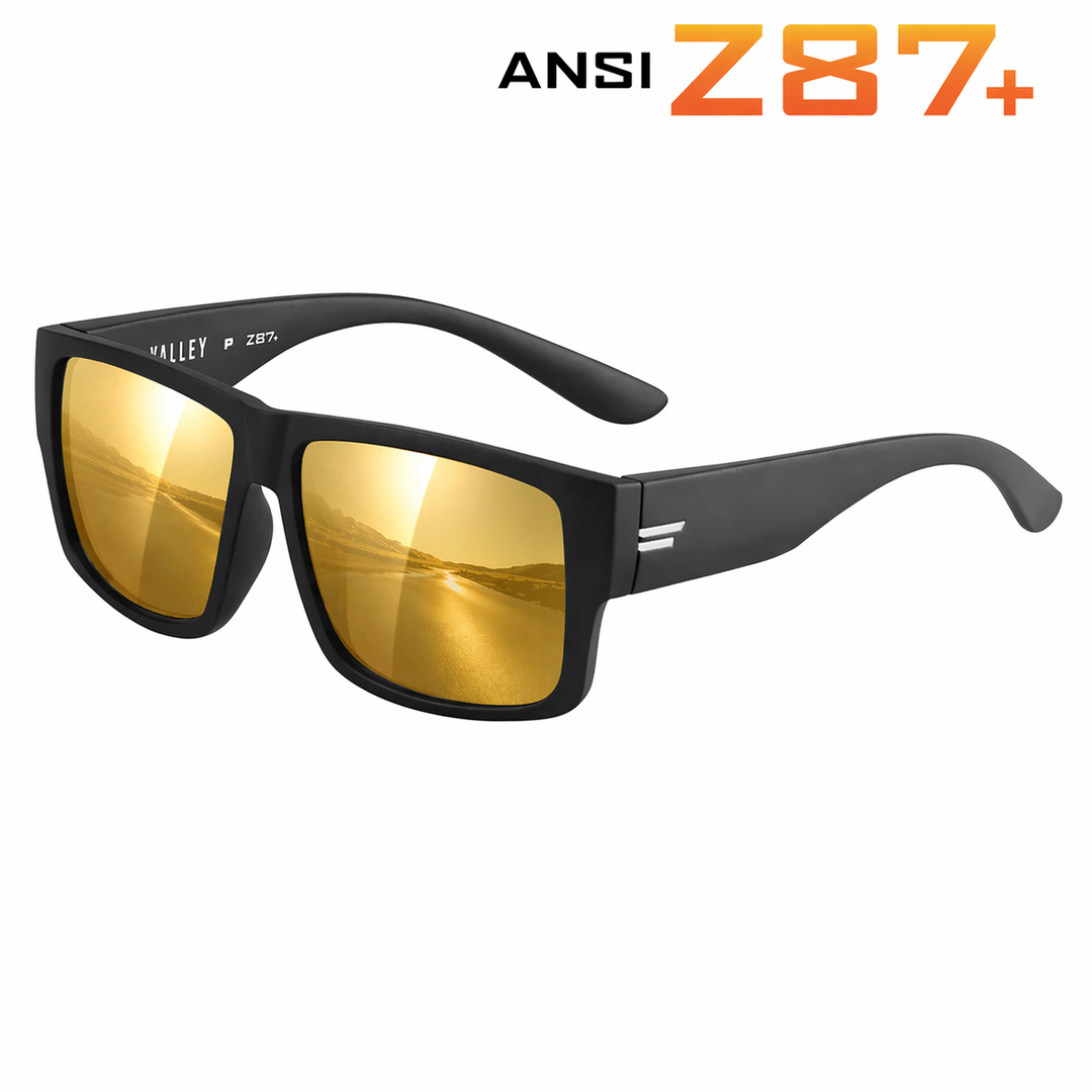 gnf goggles Valley Z87+ Safety Sunglasses Polarized Impact‑Resistant TR90 Frame Shatter Scratch Resistant Work Sport Performance Eyewear – TOROE Performance Eyewear