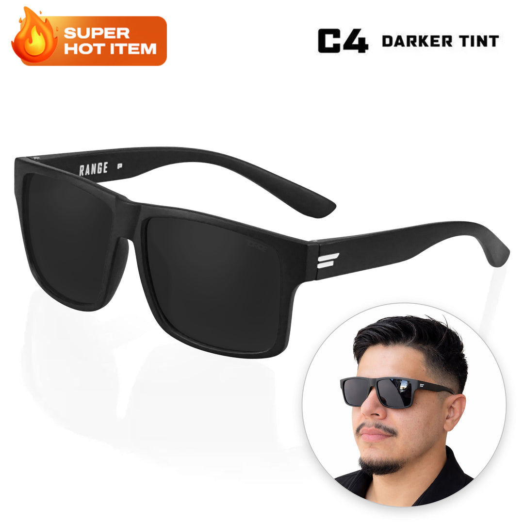 new goggles style TOROE RANGE Polarized Sunglasses – TR90 Lightweight Frame, UV400 Protection, C3 & C4 Dark Tint for Fishing, Driving & Outdoor Sports TOROE RANGE Sunglasses