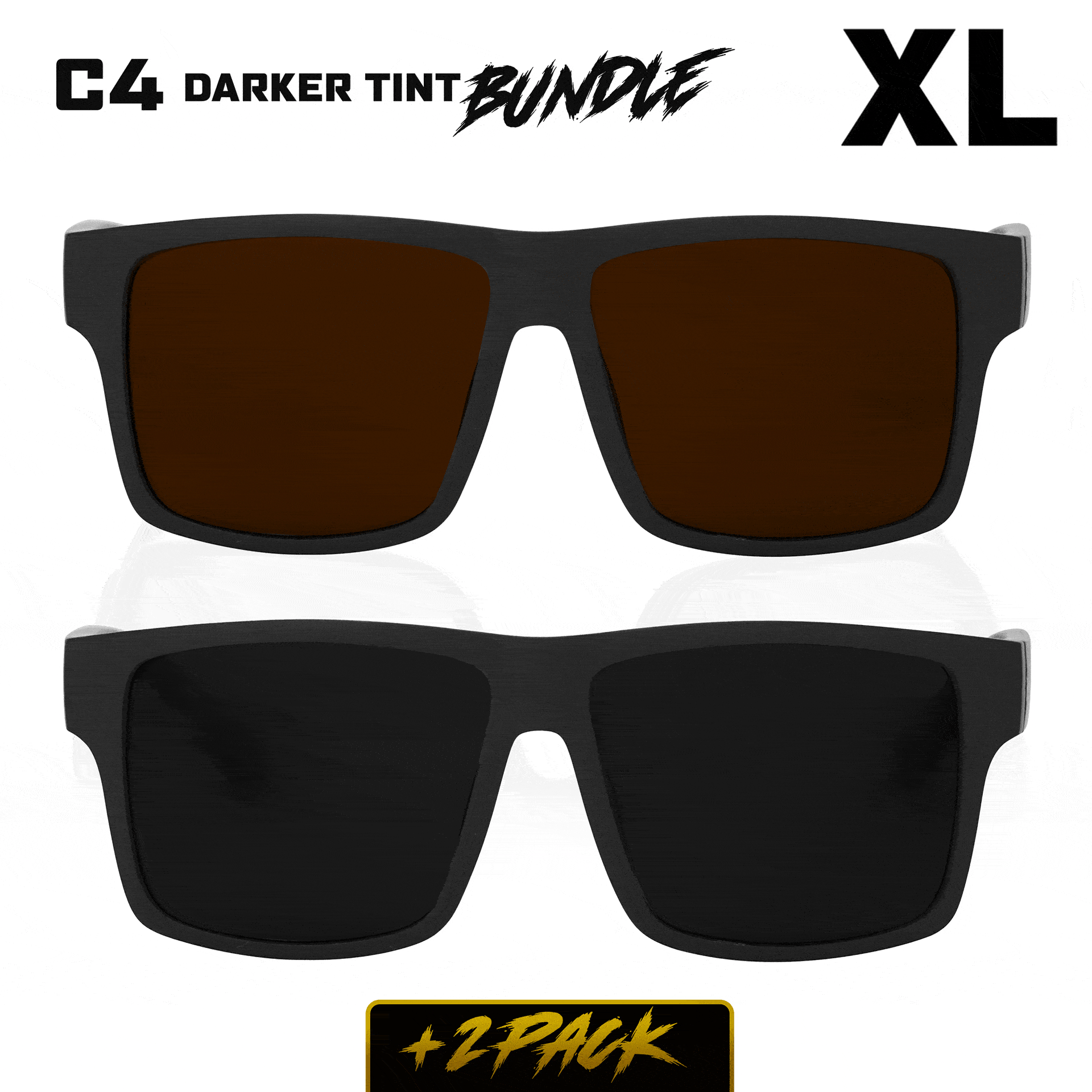 (2 Pack) RANGE-XL C4 Black + C4 Brown BUNDLE