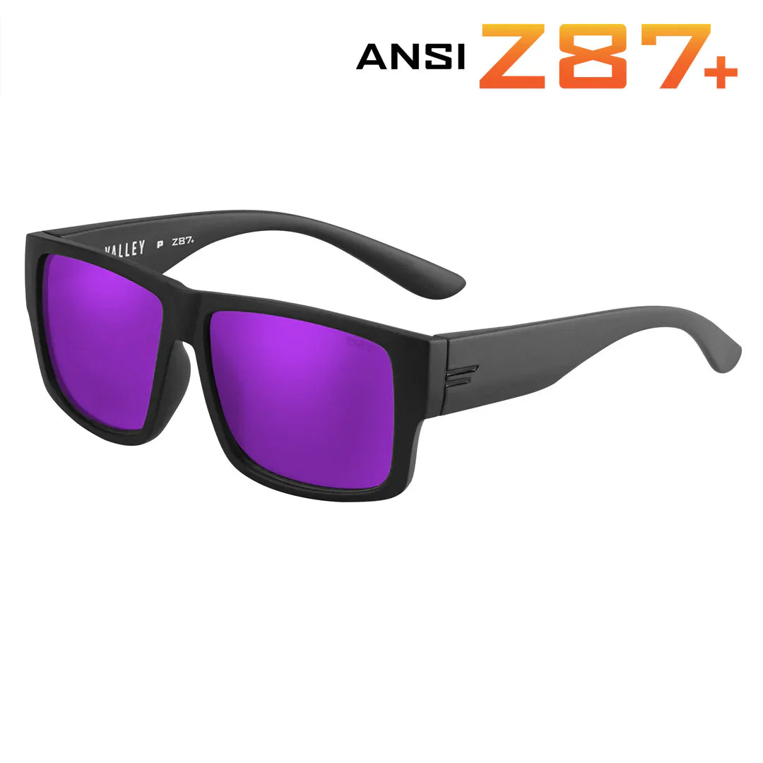 Valley Z87+ Safety Sunglasses Polarized Impact‑Resistant TR90