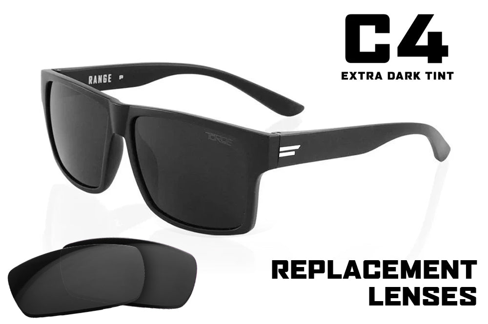 Black C4: Replacement Lenses – TOROE Performance Eyewear
