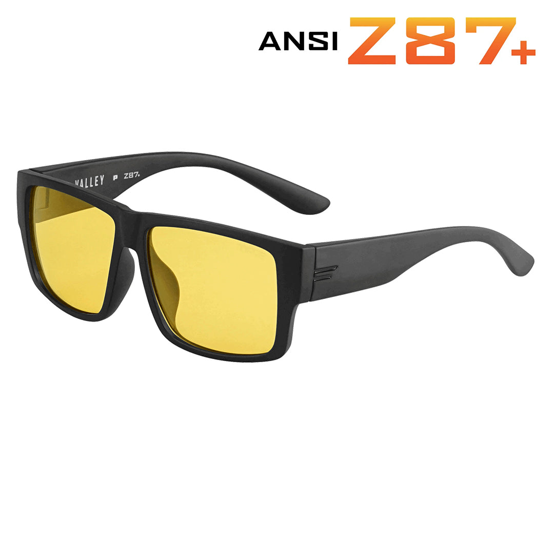 Yellow Day & Night Driving Sunglasses Anti-Glare Z87 Safety  display picture 1