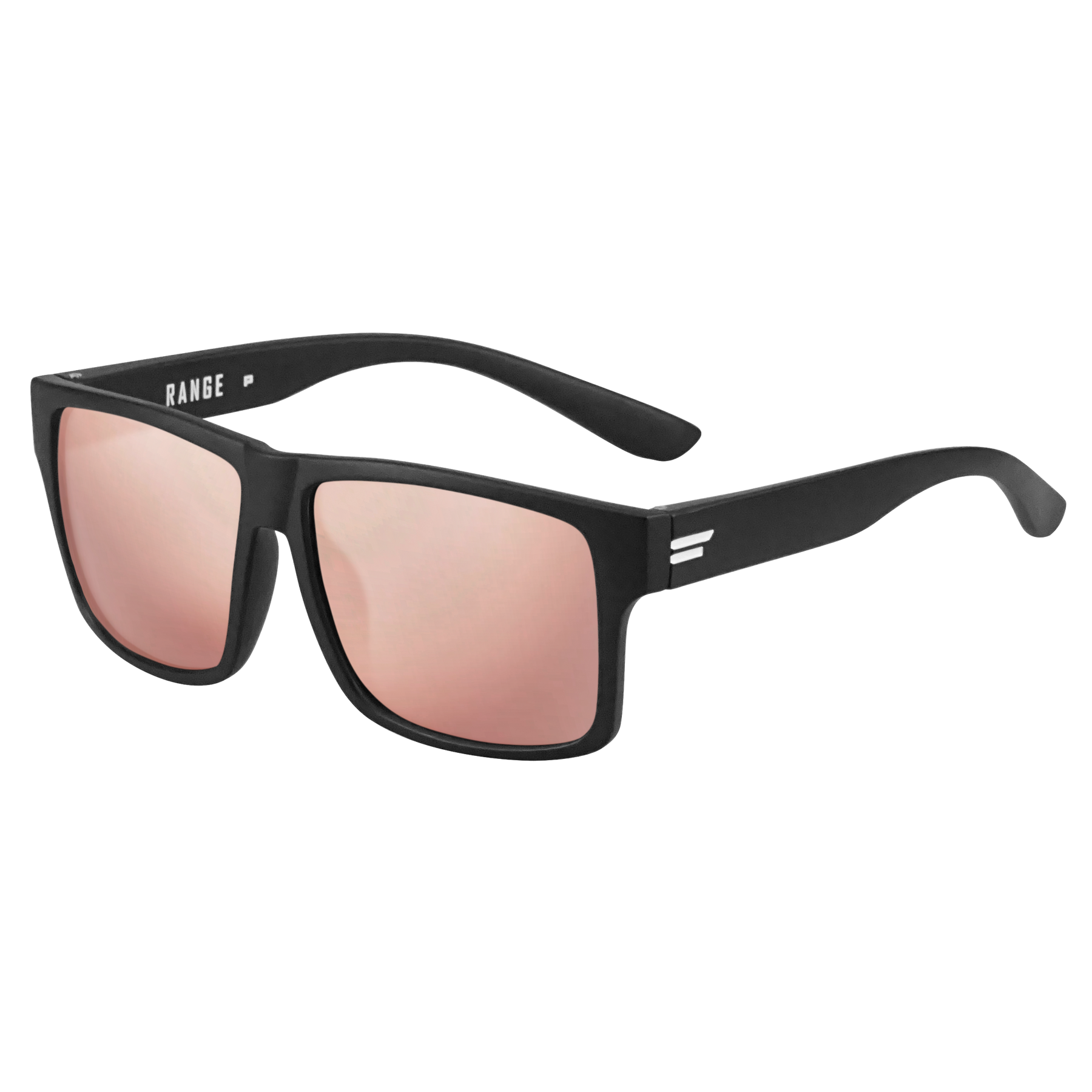 Rose Pink Mirrored Polarized Sunglasses Womans Pink 